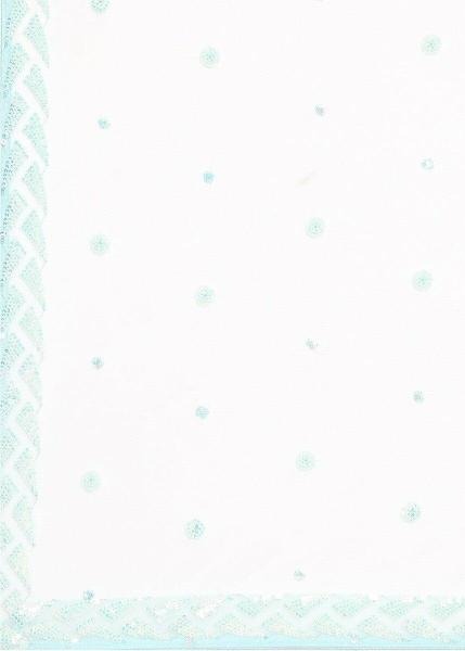 Aqua Blue Sequins Work Net Bridesmaids Lehenga Choli