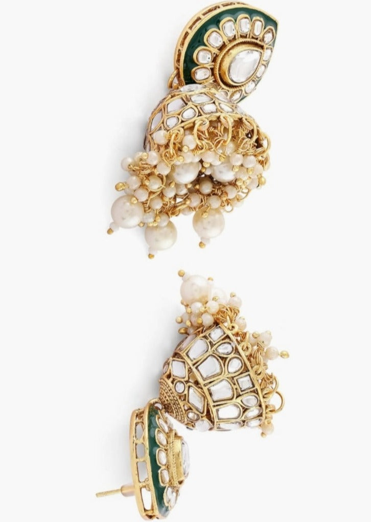 Artificial kundan polki jewellery set usa online brand.