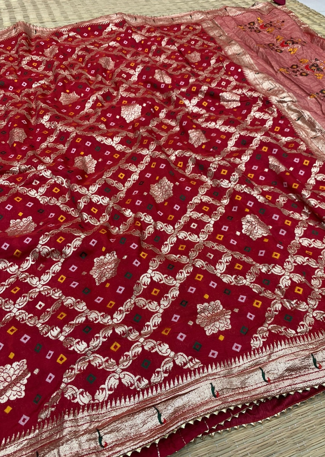 Bandhani Georgette Saree (with colour options)