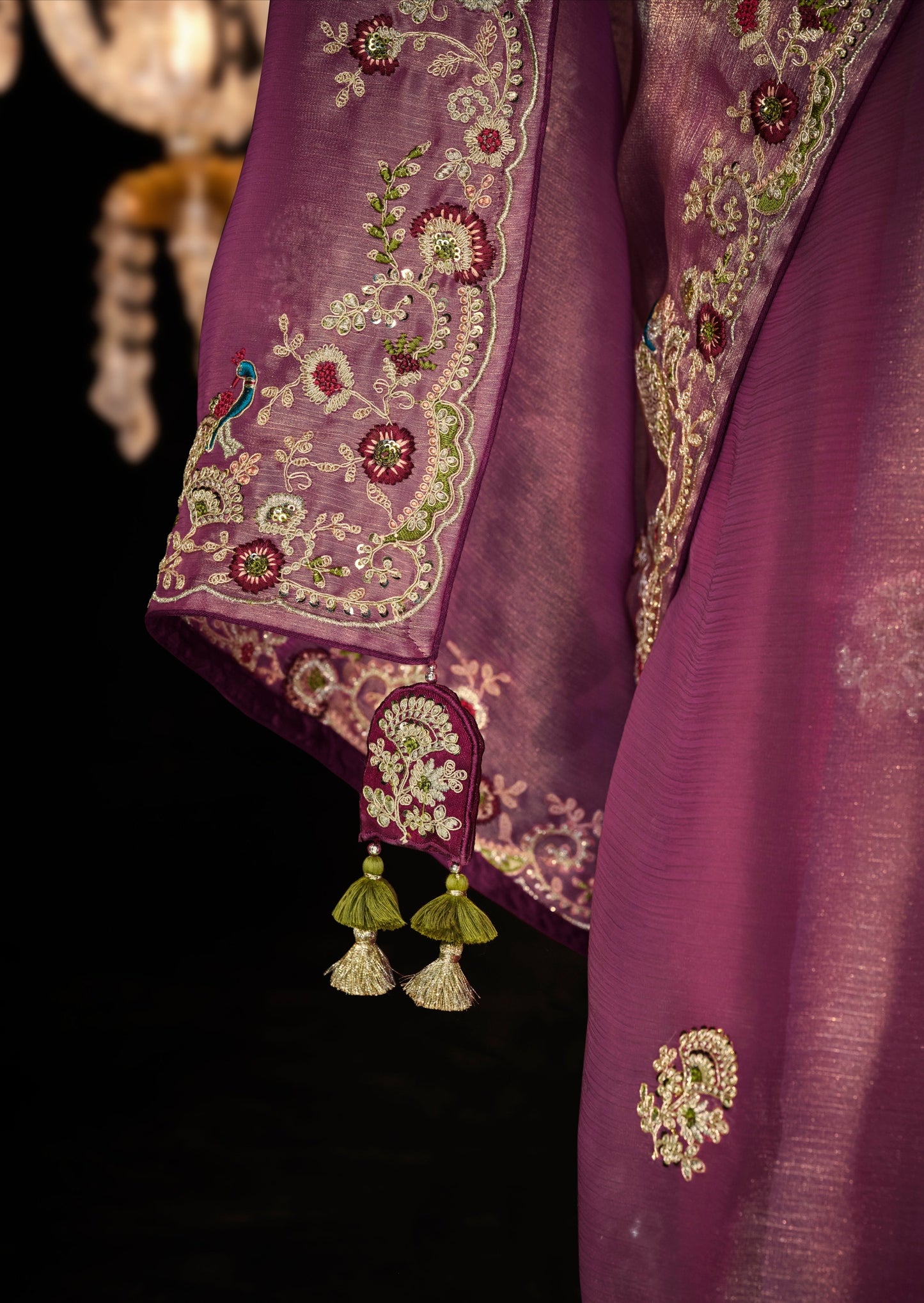 Hand work embroidery sarees online shopping designs usa uk for wedding.