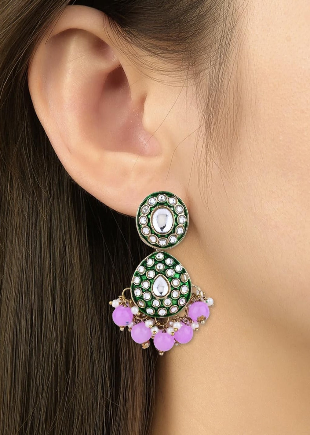 Kundan jewellery online usa for indian women, bride and bridesmaids at best price.