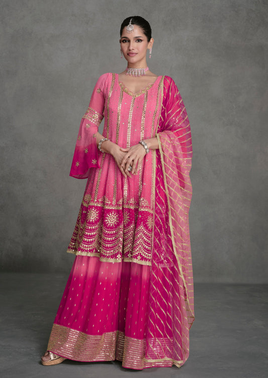 party-wear-pink-sharara-suit-set-with-dupatta usa.