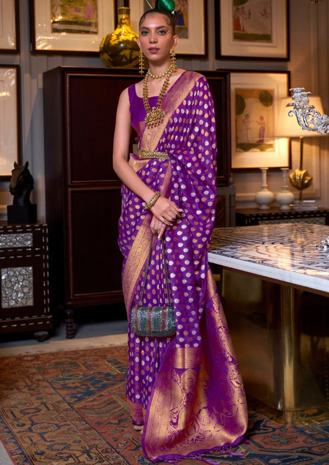 Buy Pure Khaddi Georgette Banarasi Saree Online India USA Best Price Sunasa
