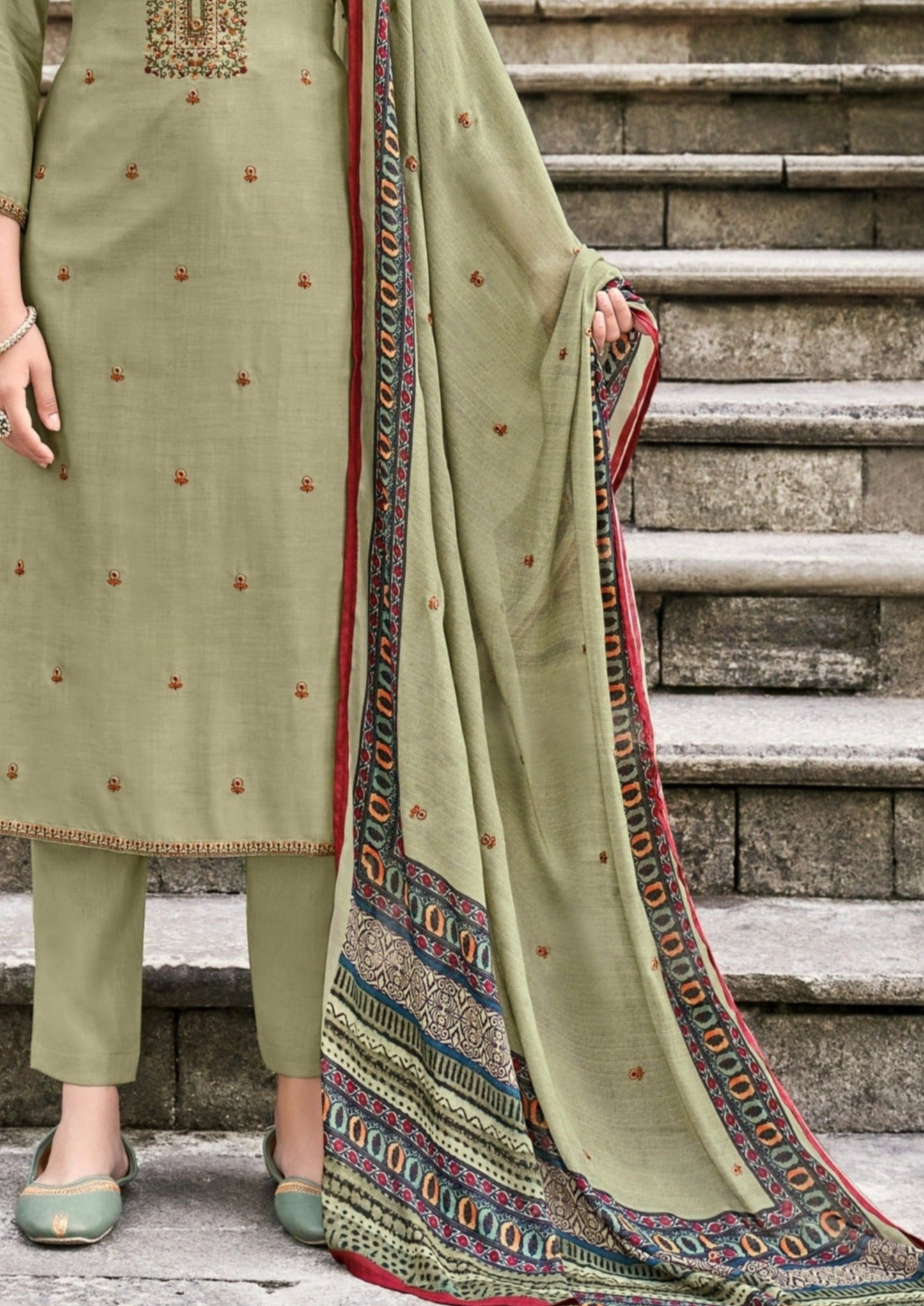 pure muslin salwar suit design