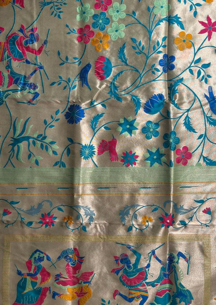 Pure paithani silk handloom sarees online shopping india usa for wedding with price.