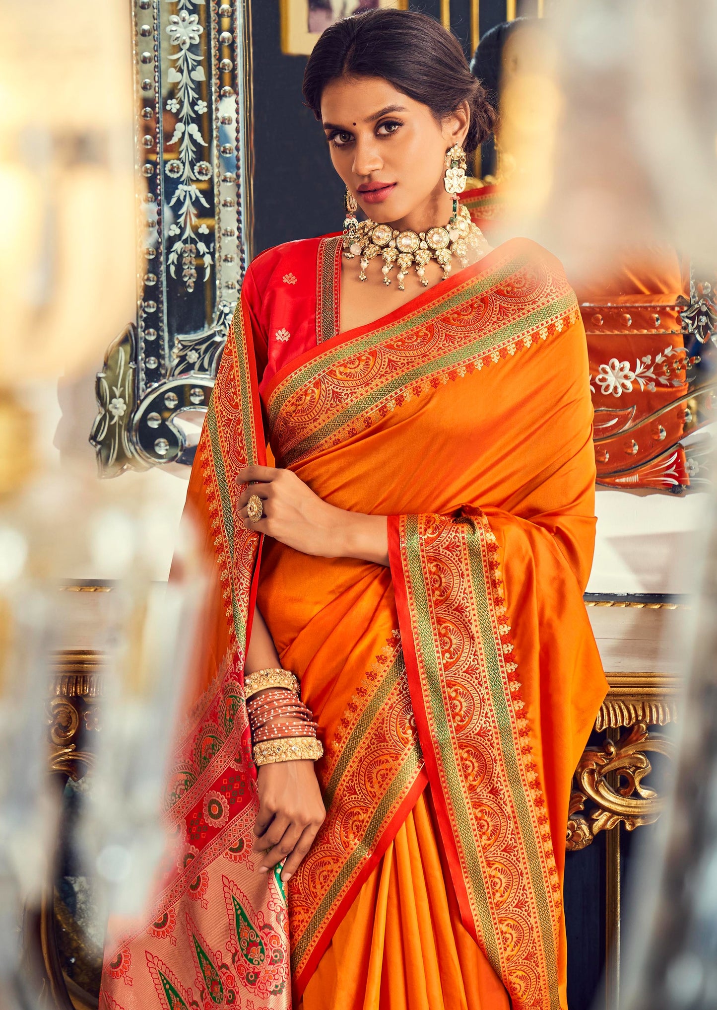 Pure Paithani Silk Haldi Yellow Saree