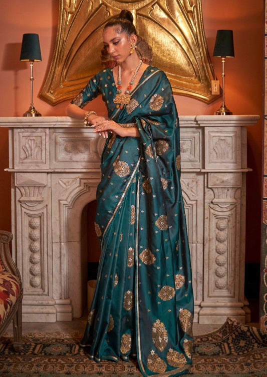 Satin silk sarees