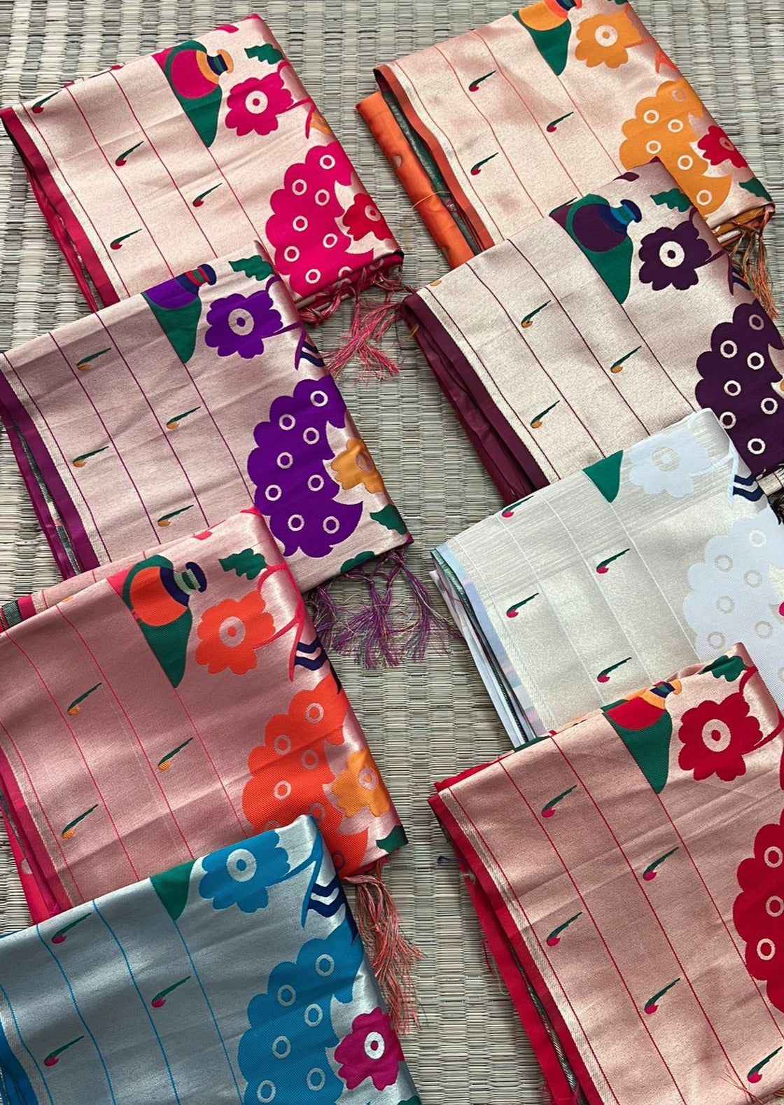 Paithani saree collection in usa online for marathi bride.