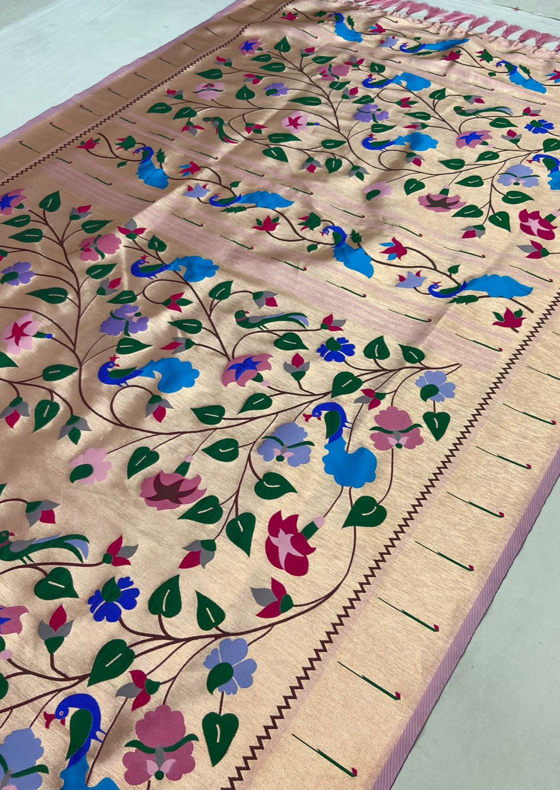 Pure Paithani Silk Handwoven Sarees