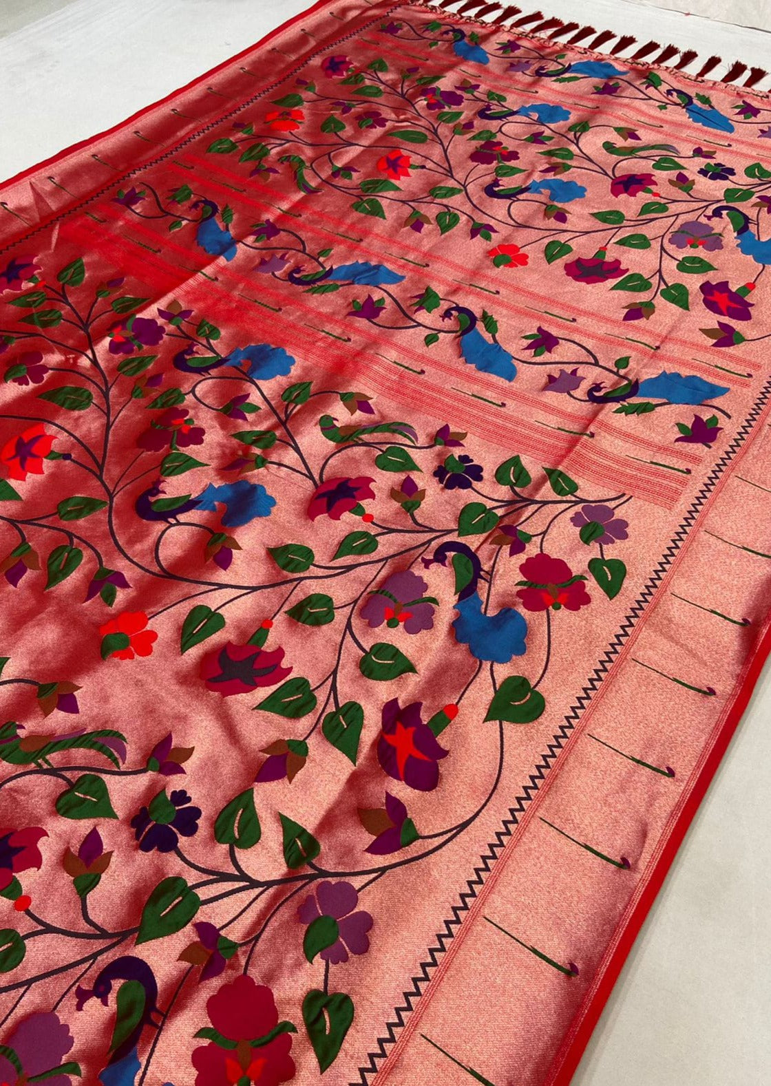 Pure Paithani Silk Handloom Sarees