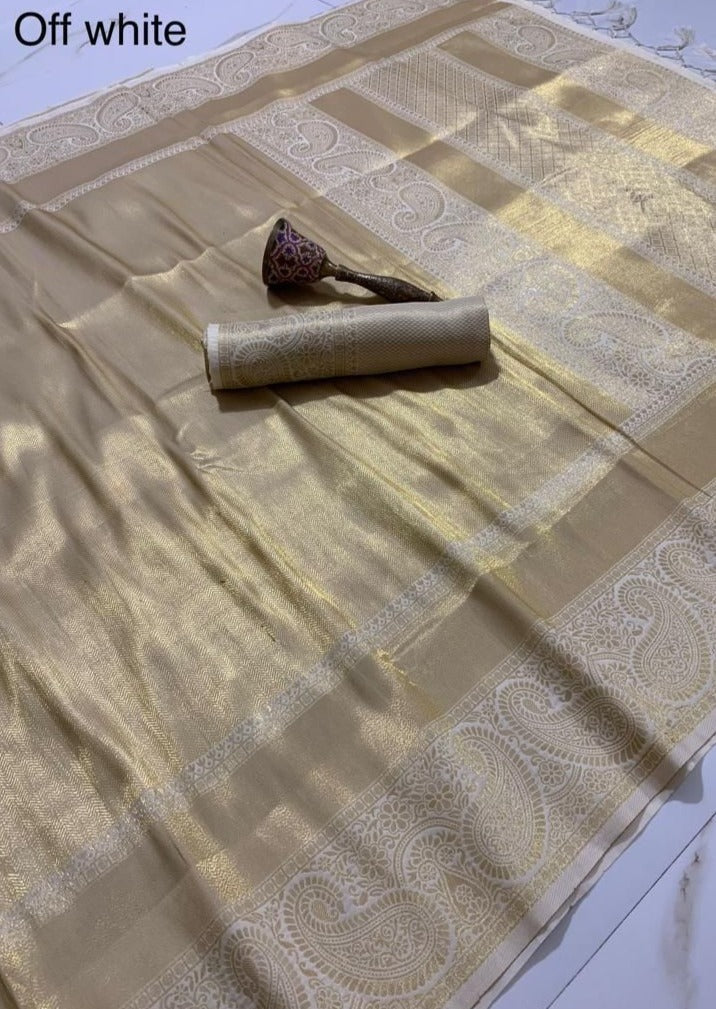 Pure Kanjivaram Silk Bridal Handloom Saree (with colour options)