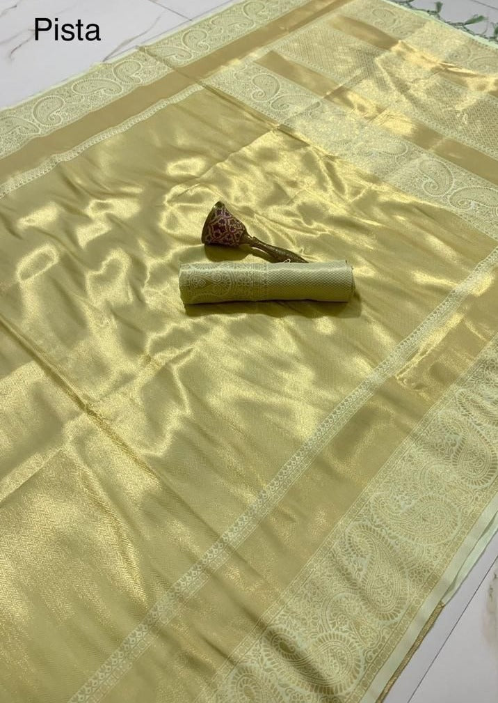 Pure Kanjivaram Silk Bridal Handloom Saree (with colour options)
