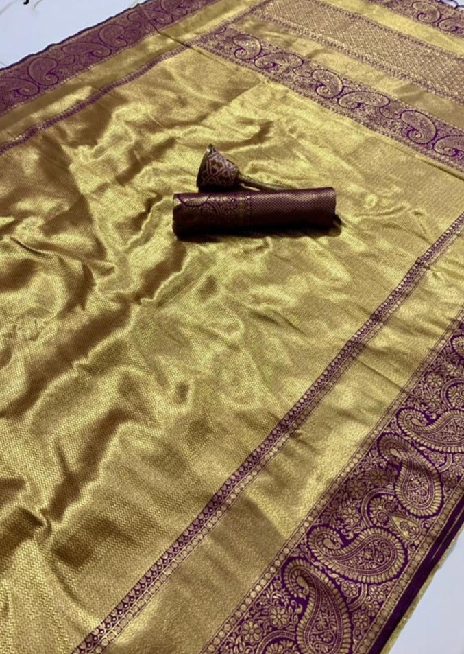 Pure Kanjivaram Silk Bridal Handloom Saree (with colour options)