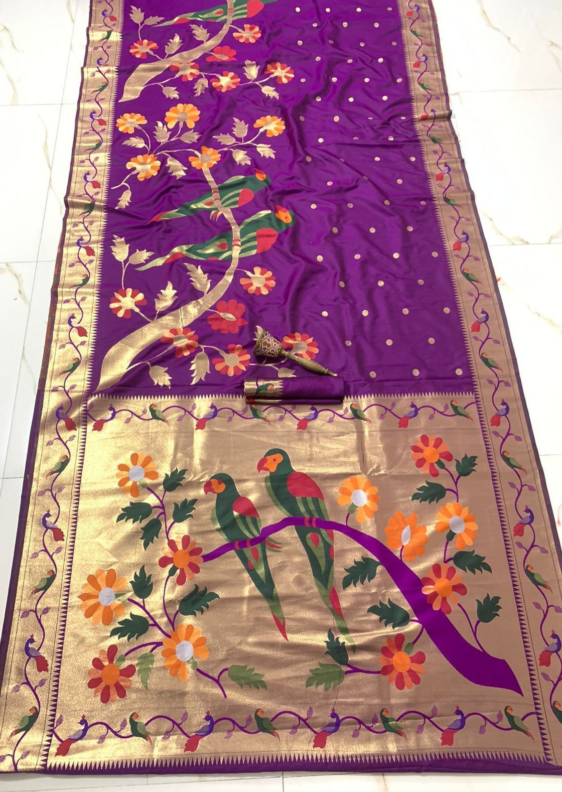 Pure Paithani Silk saree