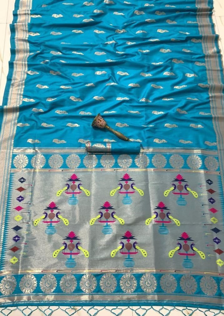 Pure Paithani Silk Handloom Saree