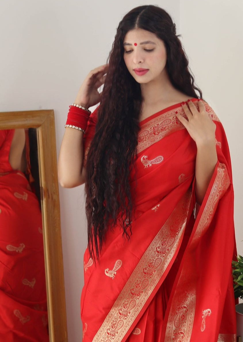 Paithani Silk Bridal Saree (two colour options)