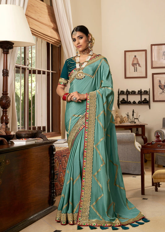 Crepe saree