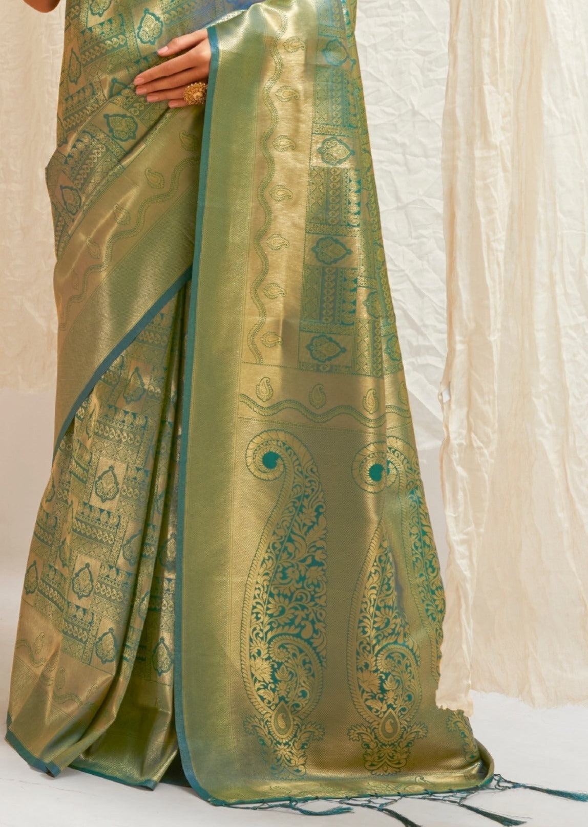 Green Kanjivaram Silk Saree