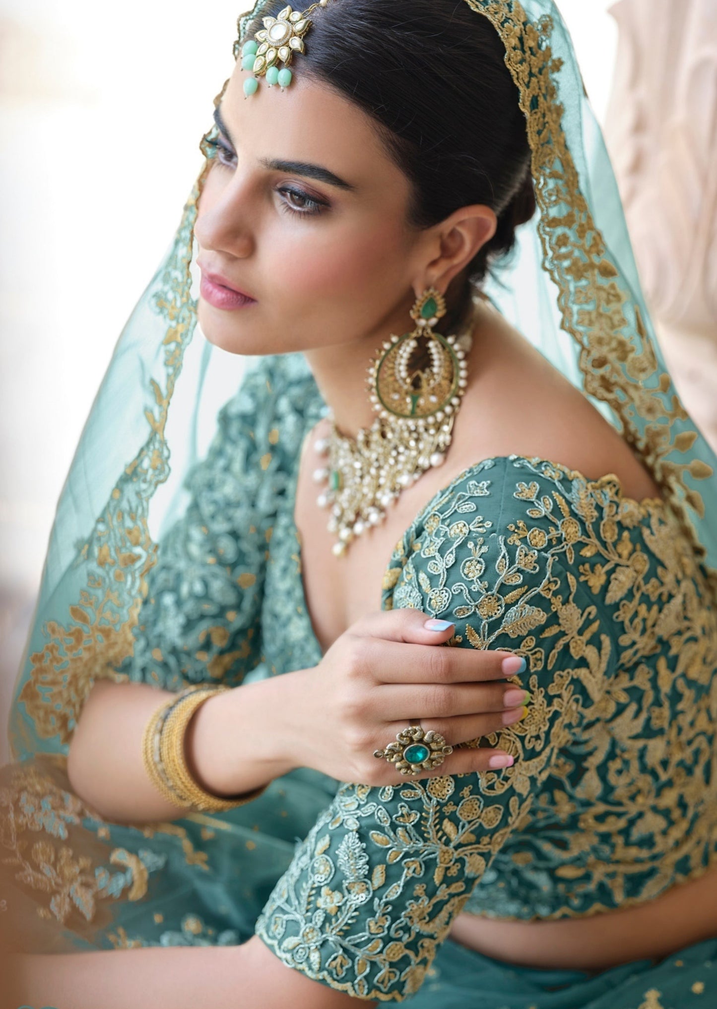 Green Lehenga Choli