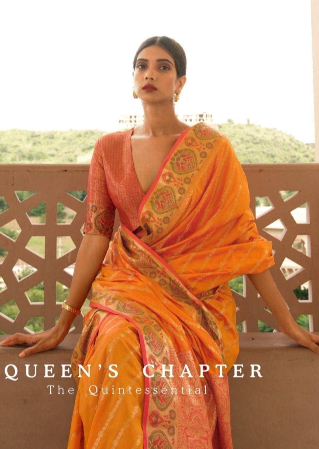 Banarasi Silk Yellow Saree