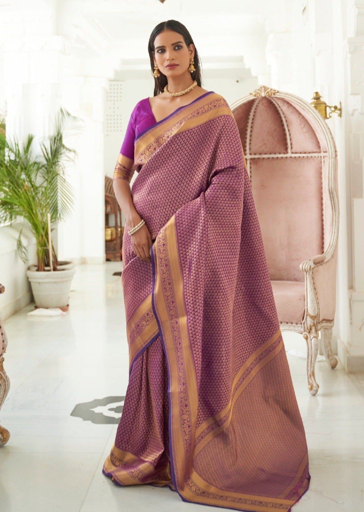 Kanjivaram pure silk saree