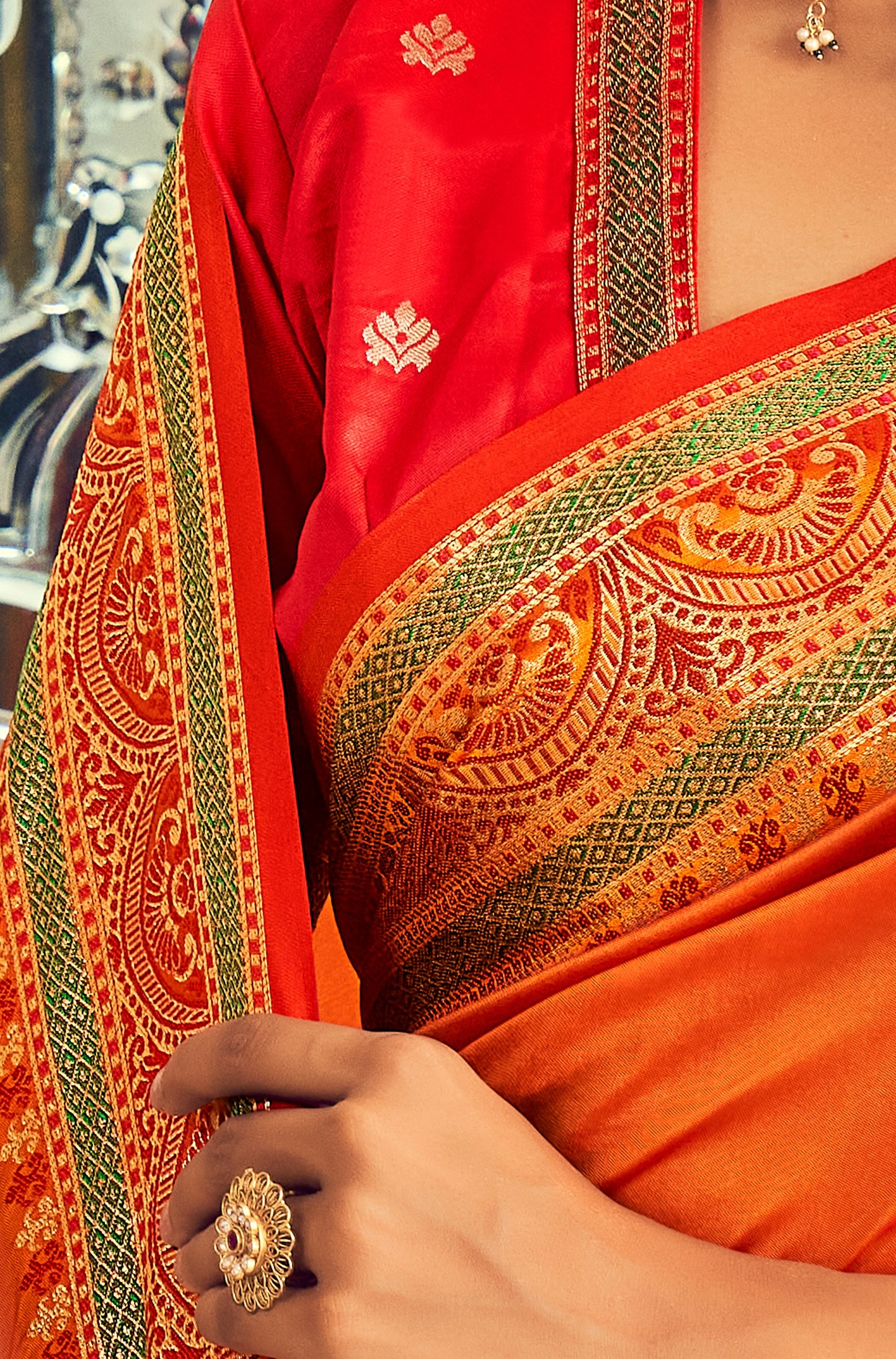 Pure Paithani Silk Haldi Yellow Saree