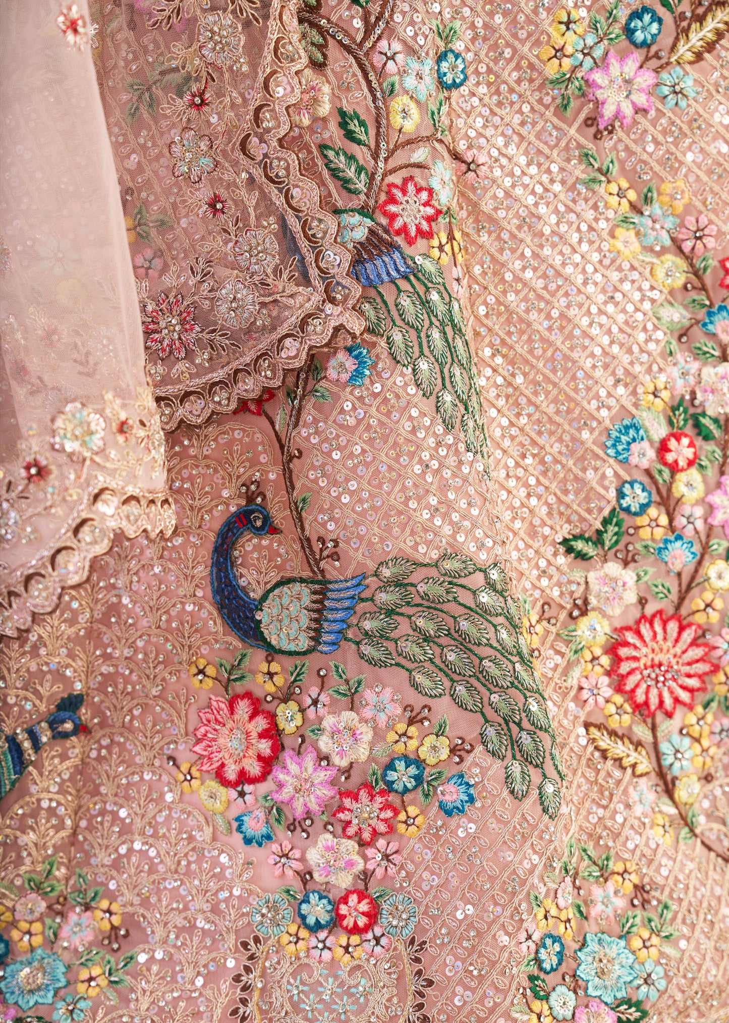 Pastel Pink Bridal Lehenga