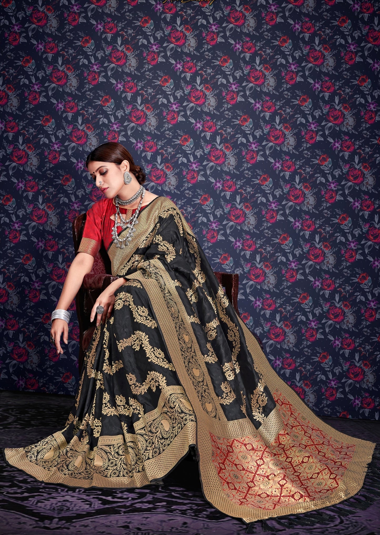 Handloom Banarasi silk sarees online india USA for wedding.