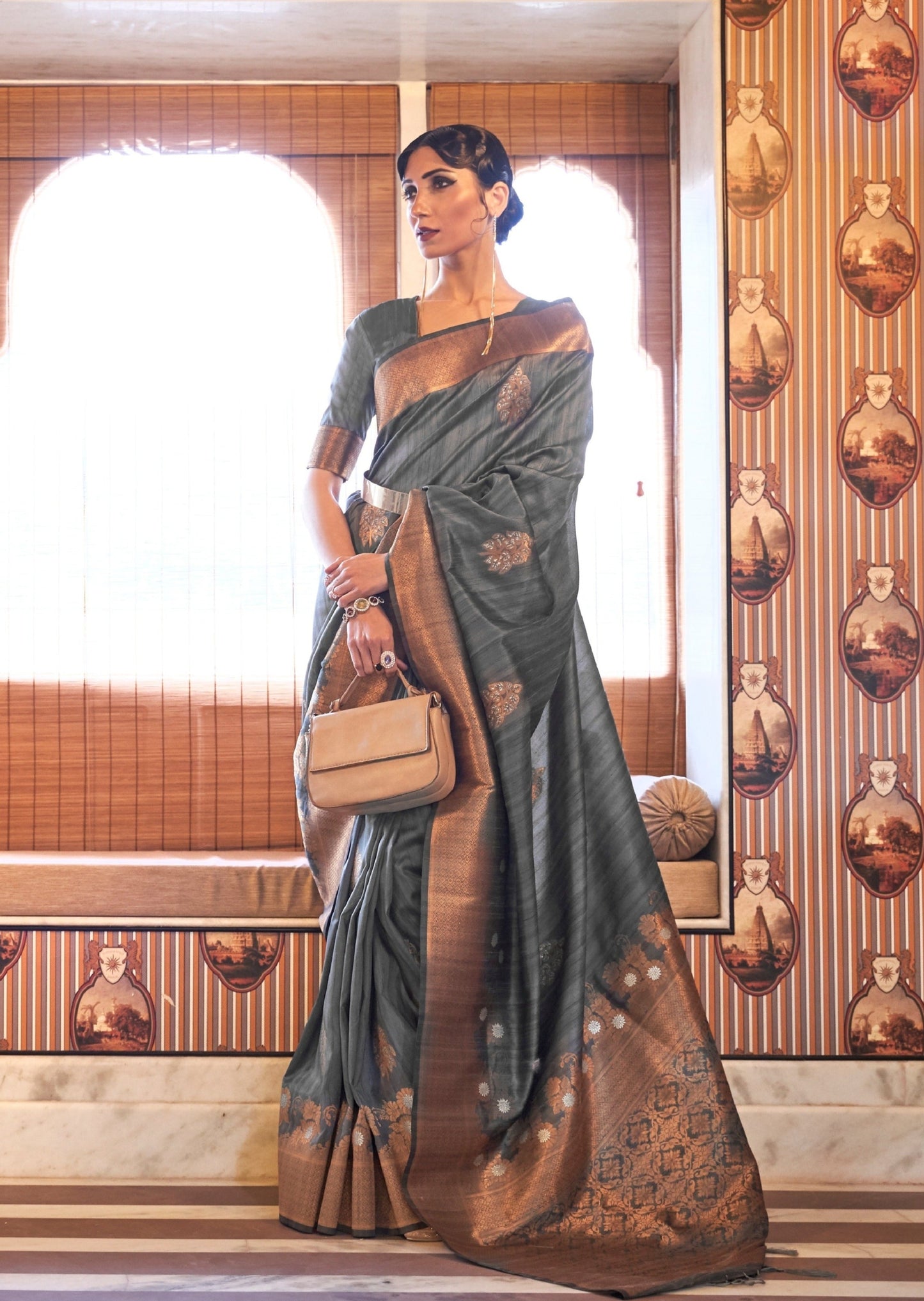 tussar silk saree online