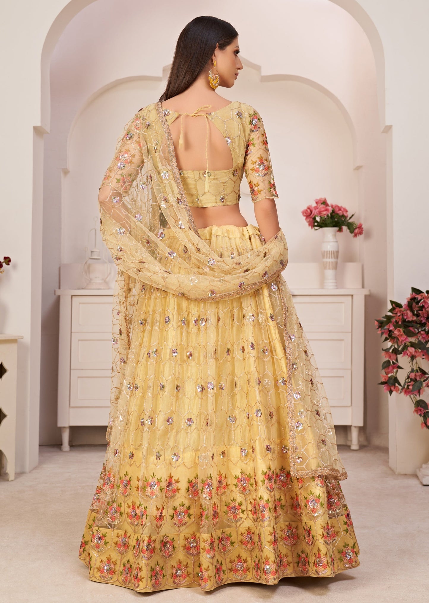 Yellow Lehenga Choli