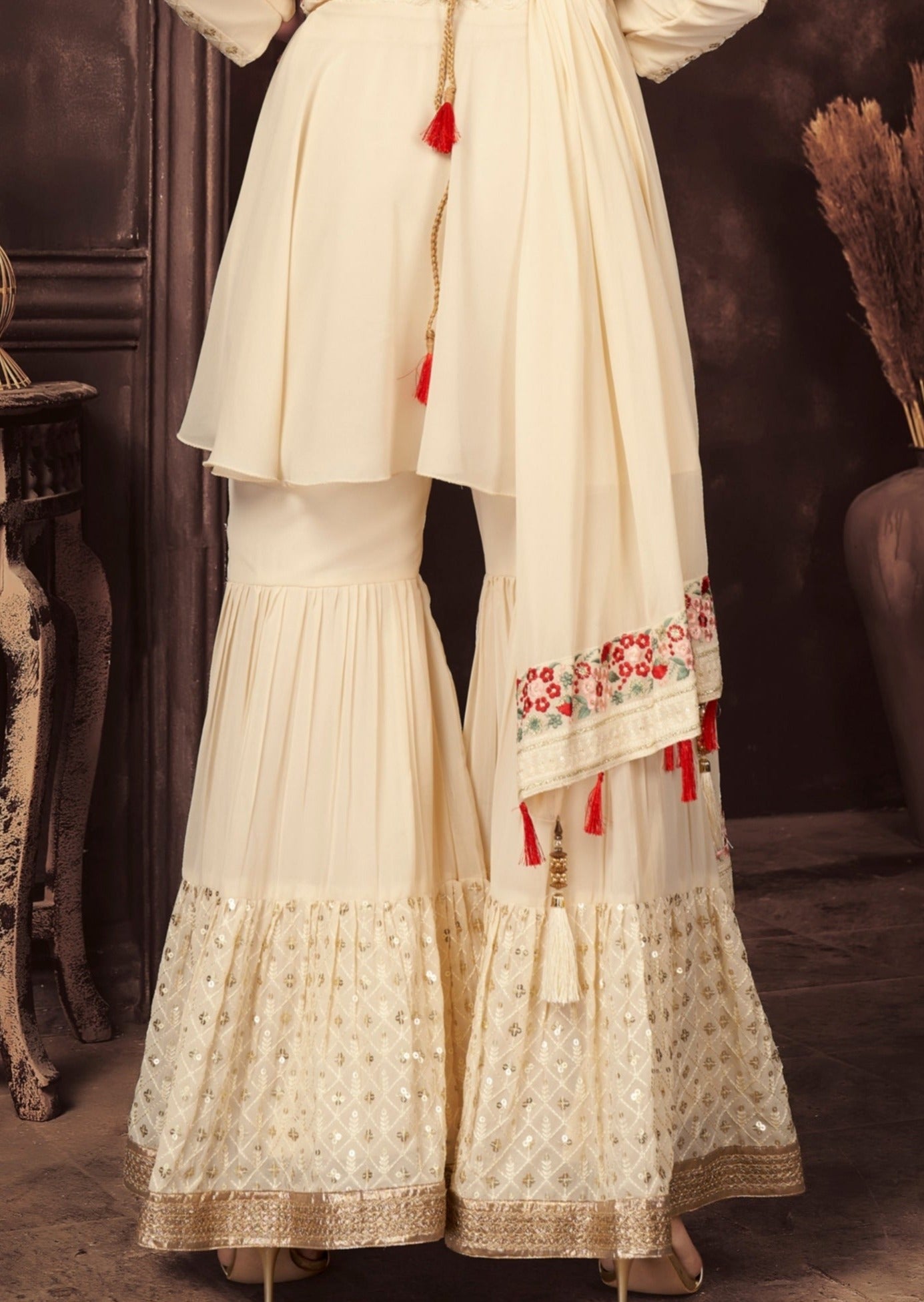 Off White Readymade Sharara Suit