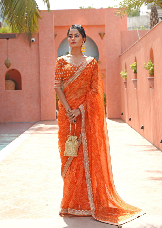 Leheriya saree