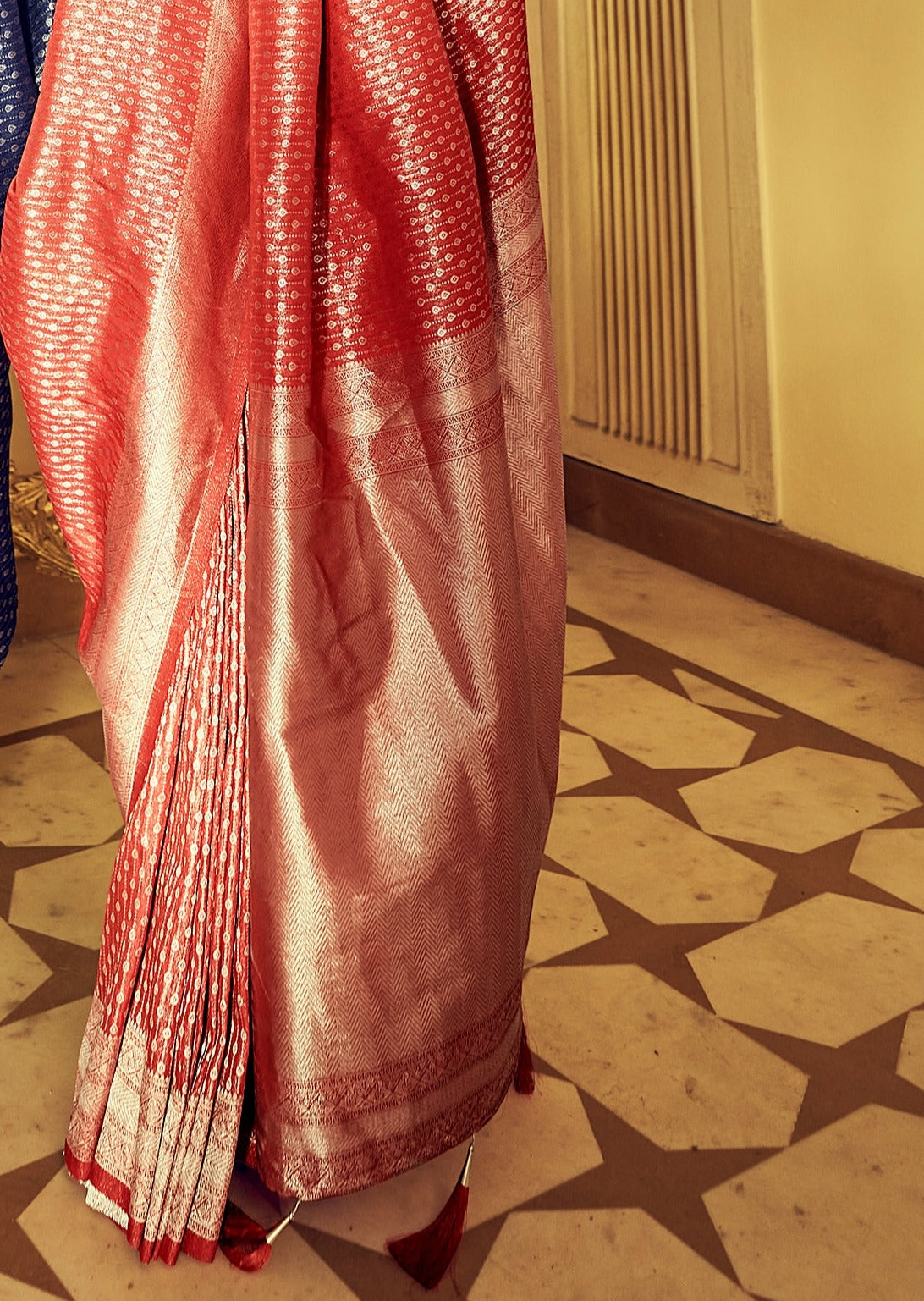 Red Kanjivaram Silk Bridal Saree