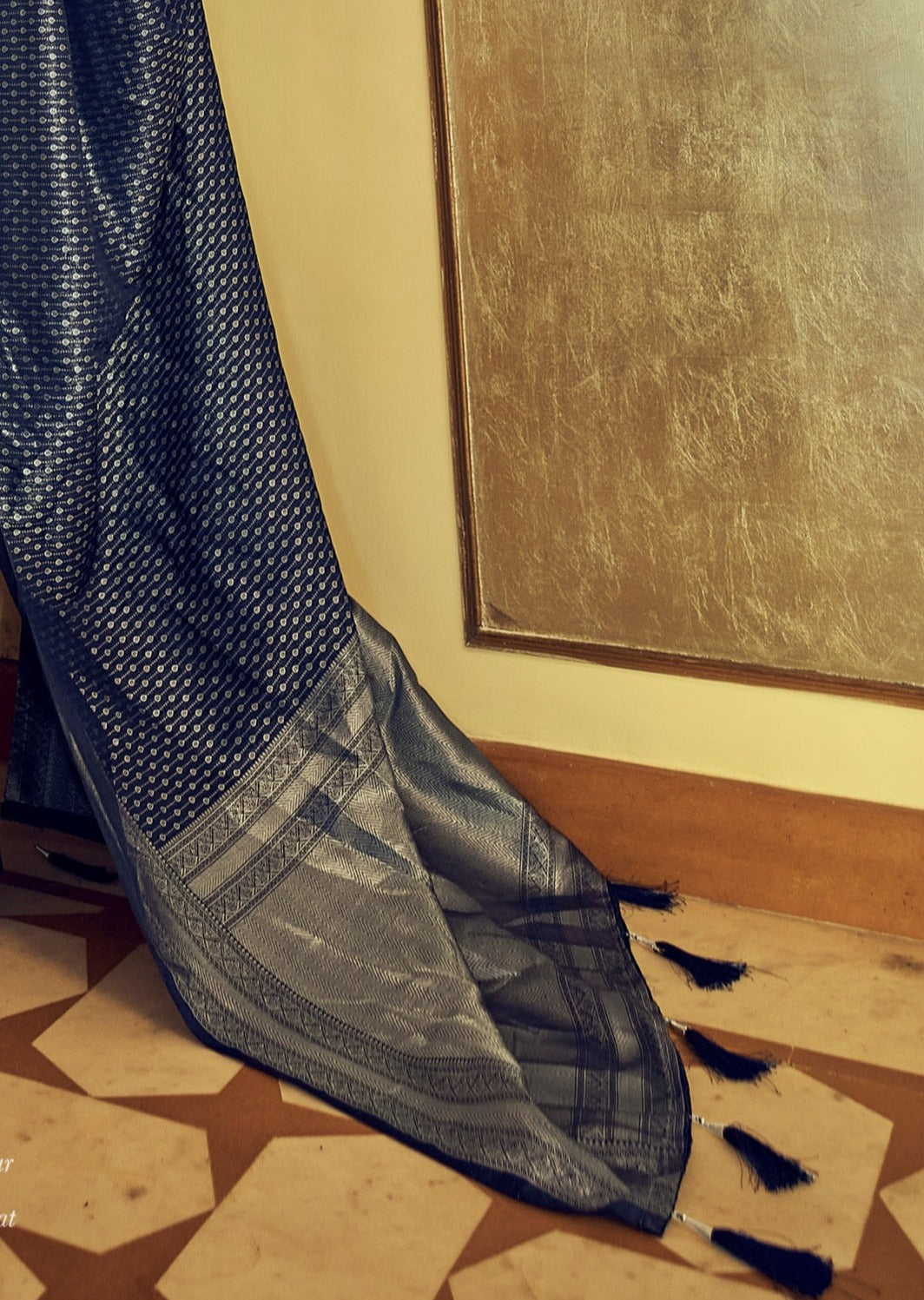 Kanjivaram Silk Royal Blue Saree