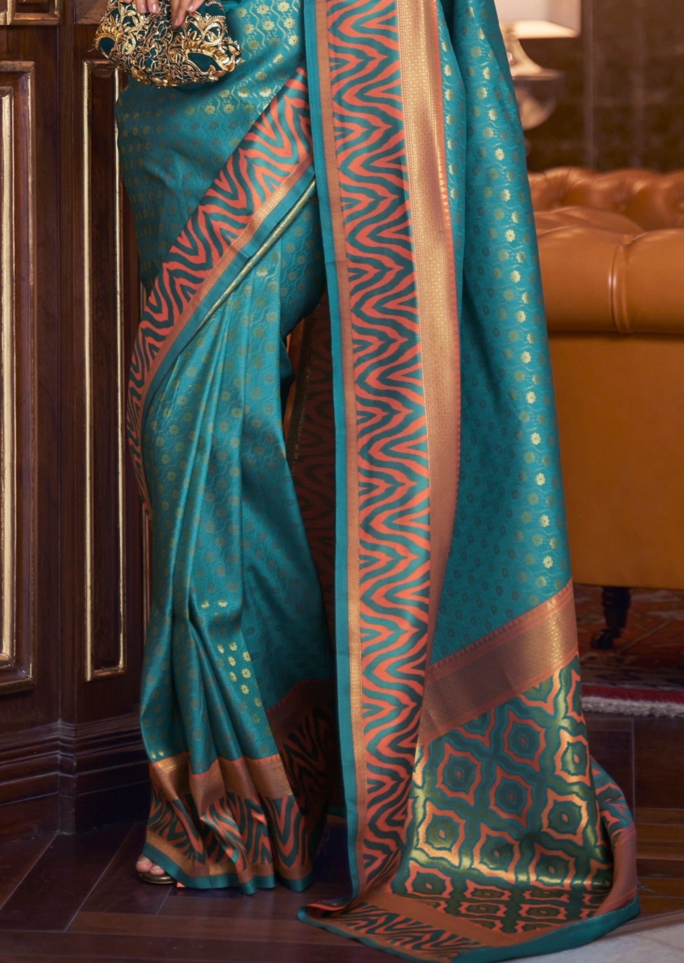 Saree pallu