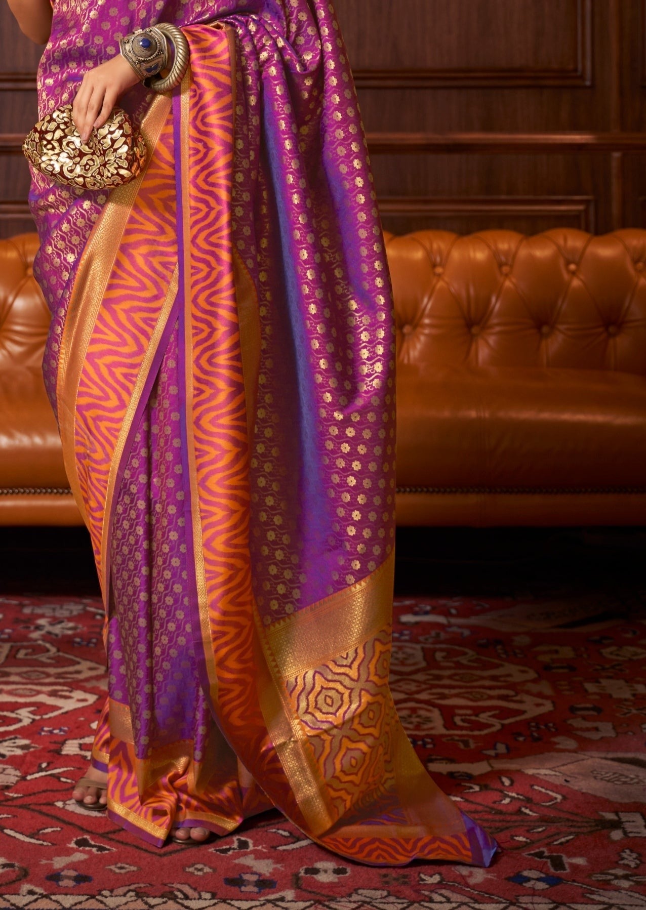 Kanjivaram saree pallu design