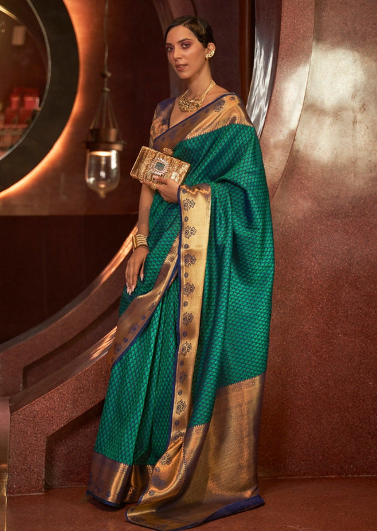 Pure kanjivaram silk handloom sarees online shopping usa with price.