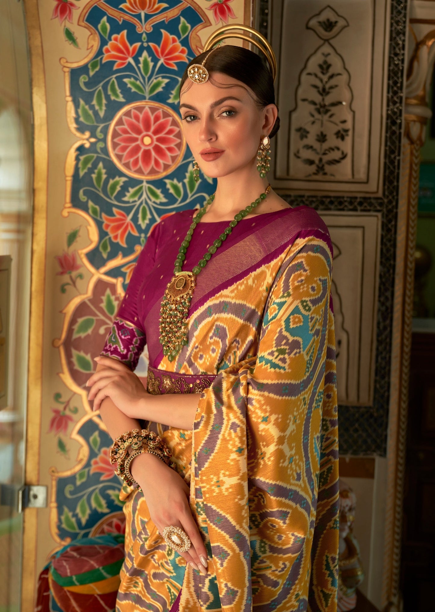 Single ikat Patola saree