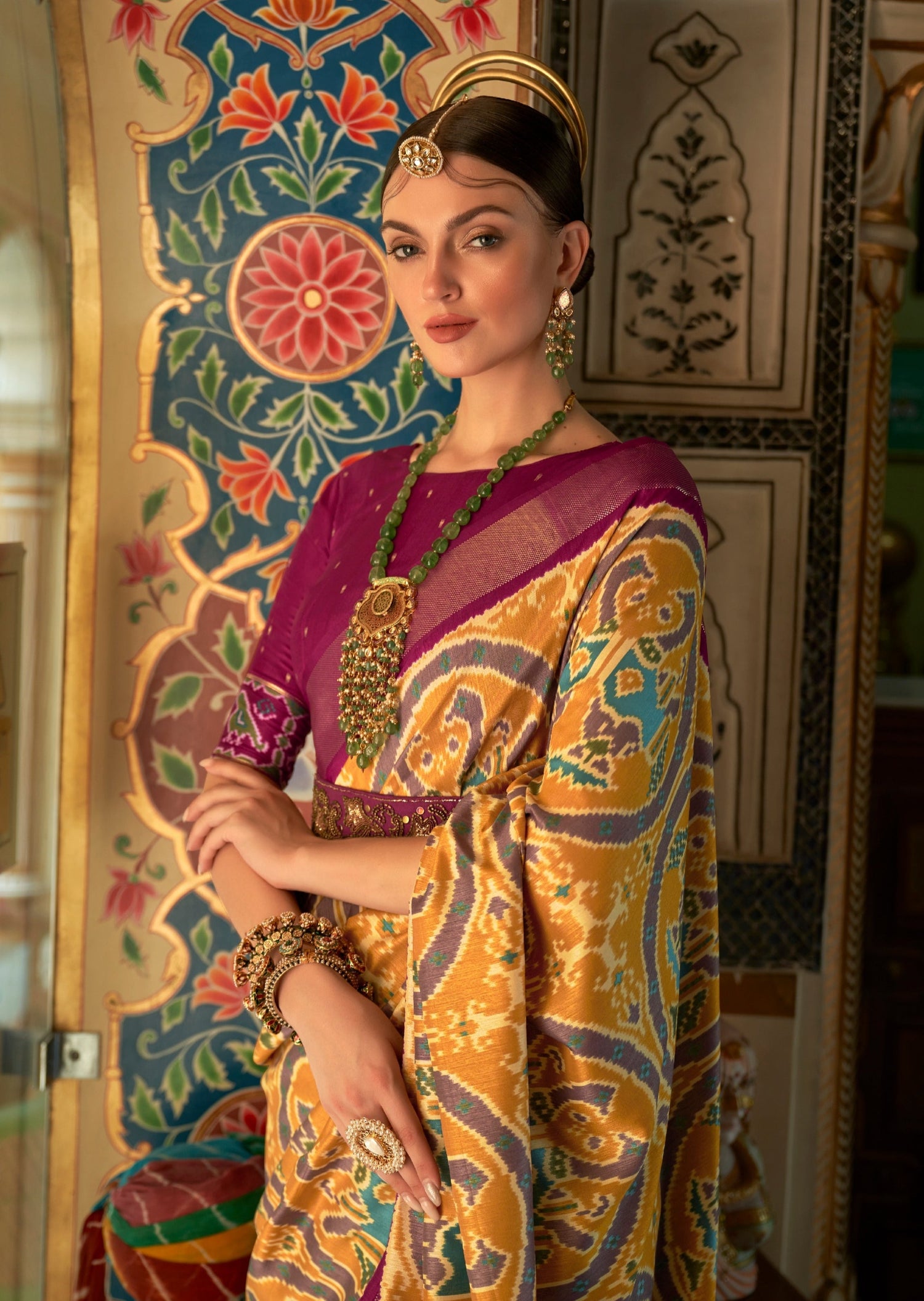 Single ikat Patola saree