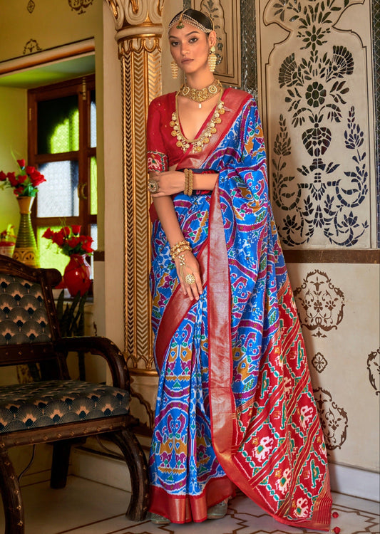 Single ikat Patola saree