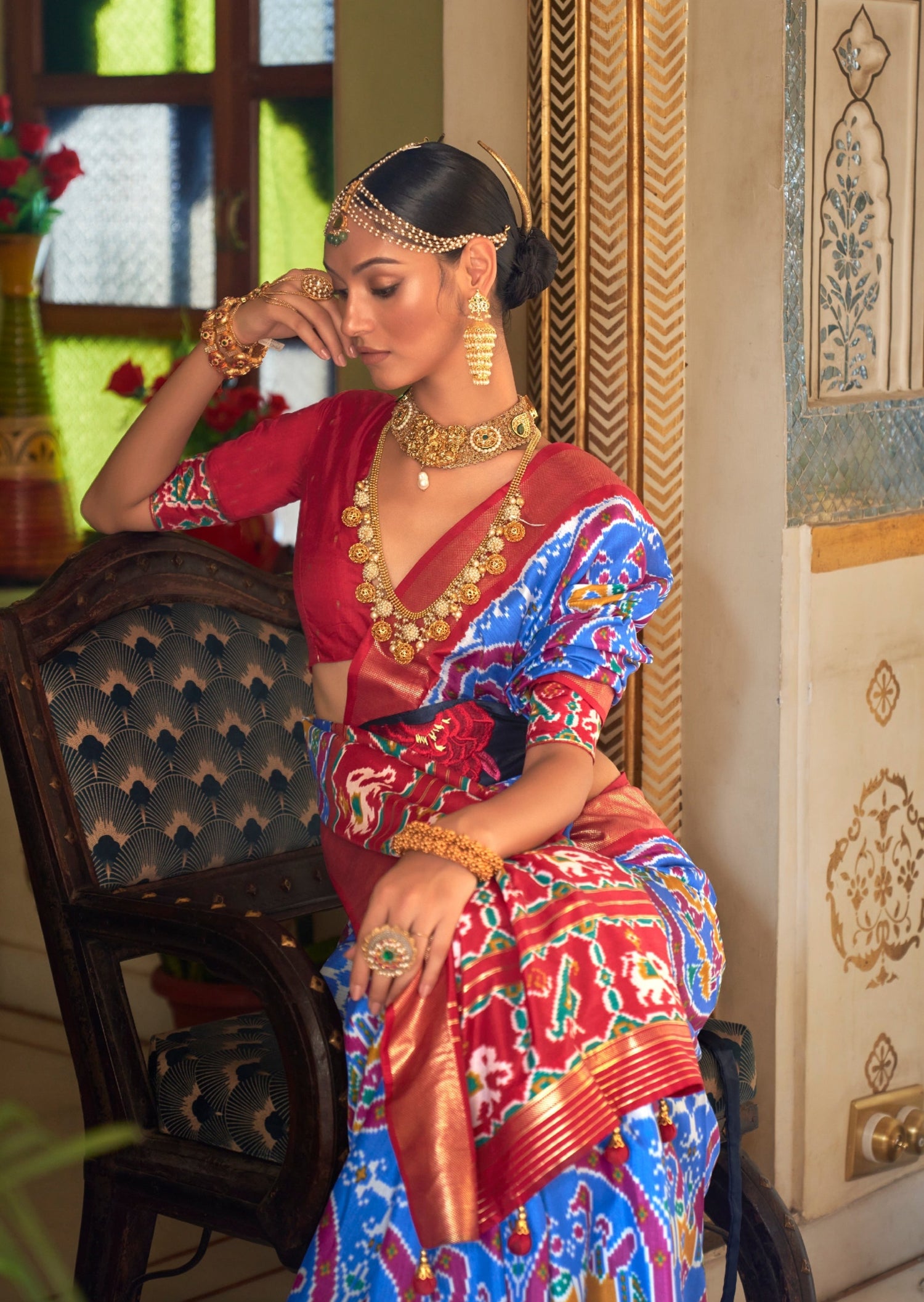 Single ikat Patola saree