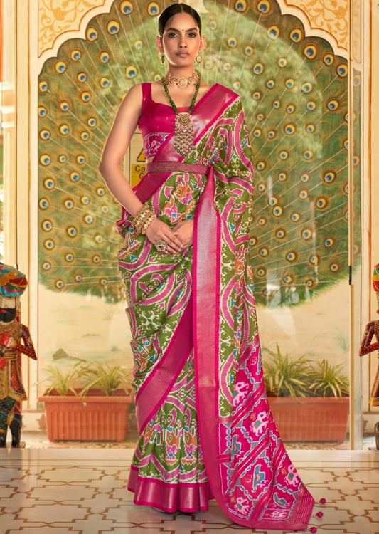 Single ikat Patola sarees