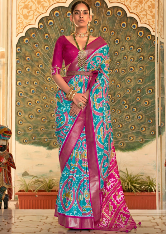 Single ikat Patola sarees