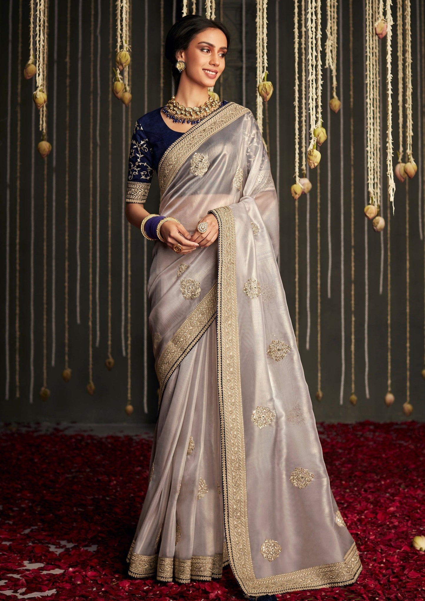 Designer Organza sarees online
