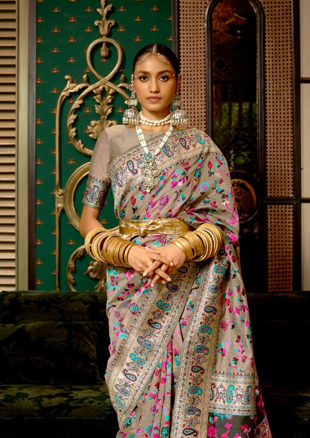 Pashmina saree