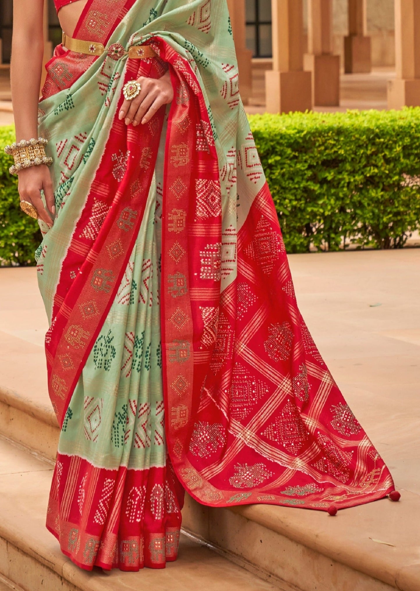 Patola saree pallu