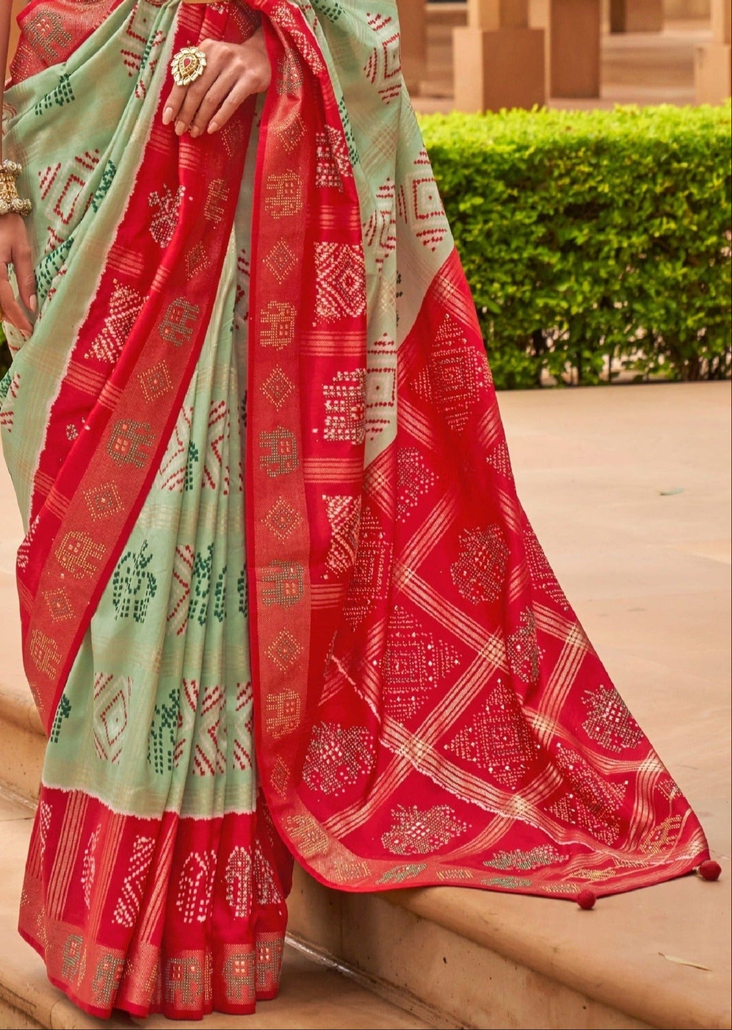 Patola saree pallu