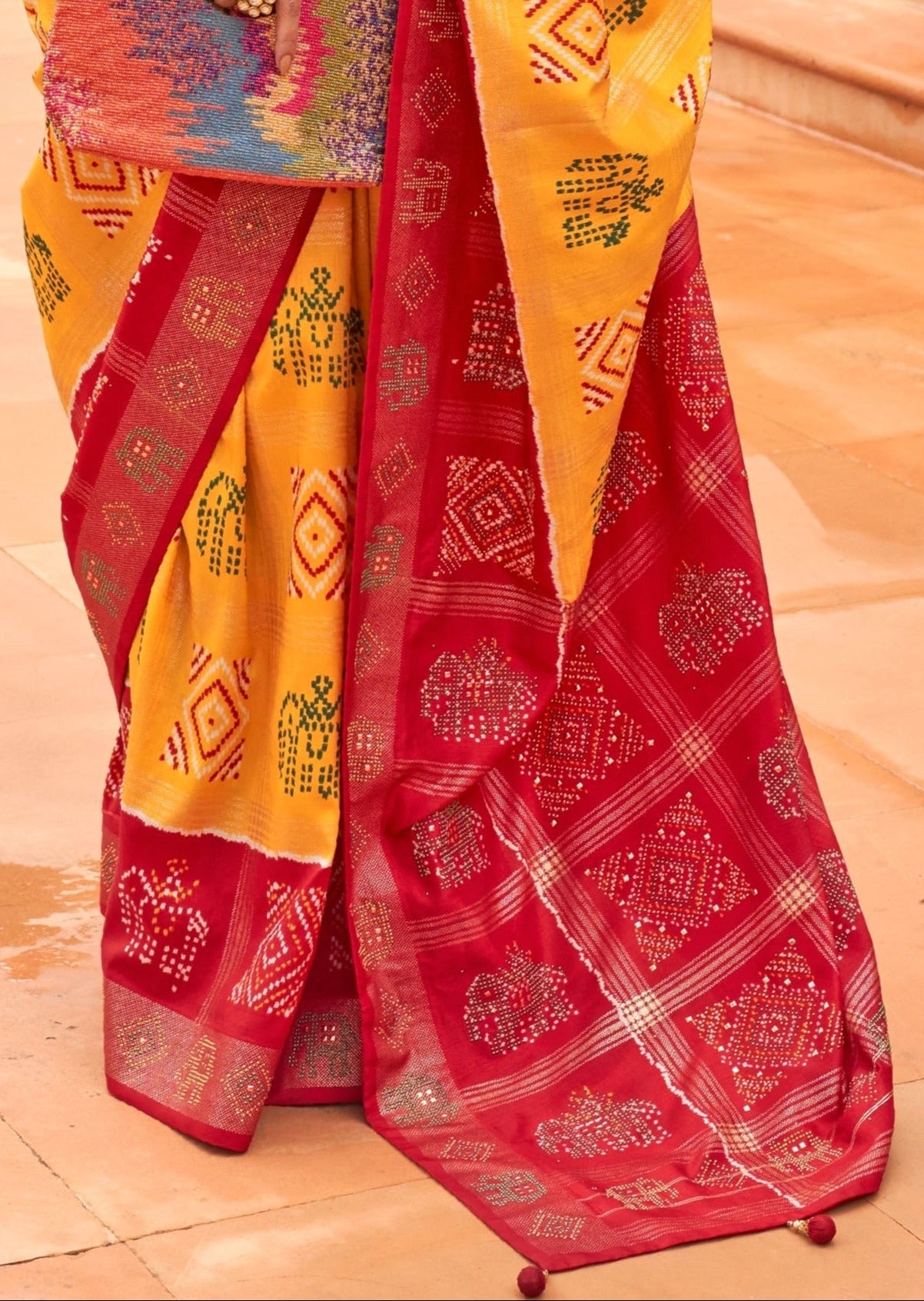 Saree pallu