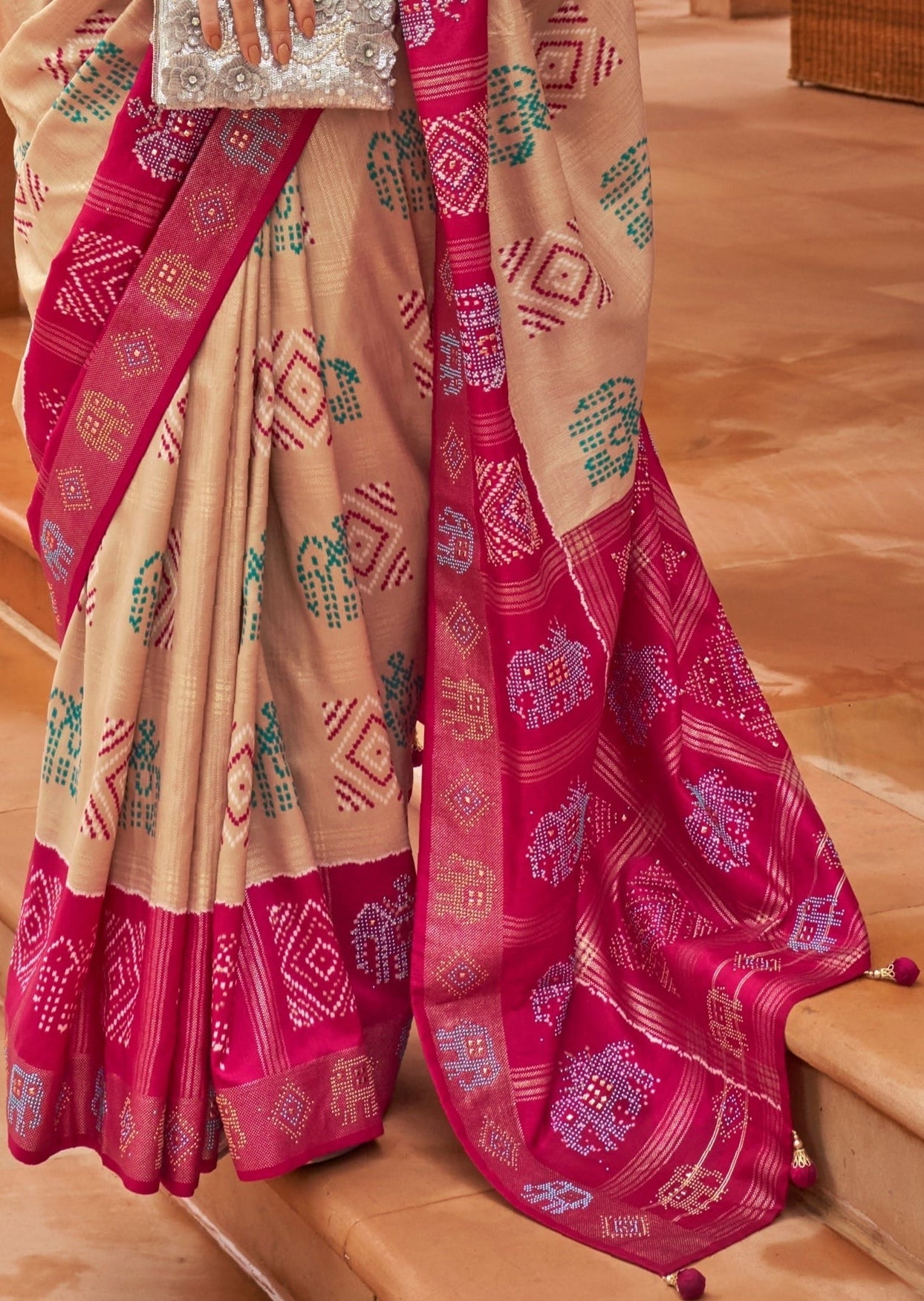 Patola saree pallu