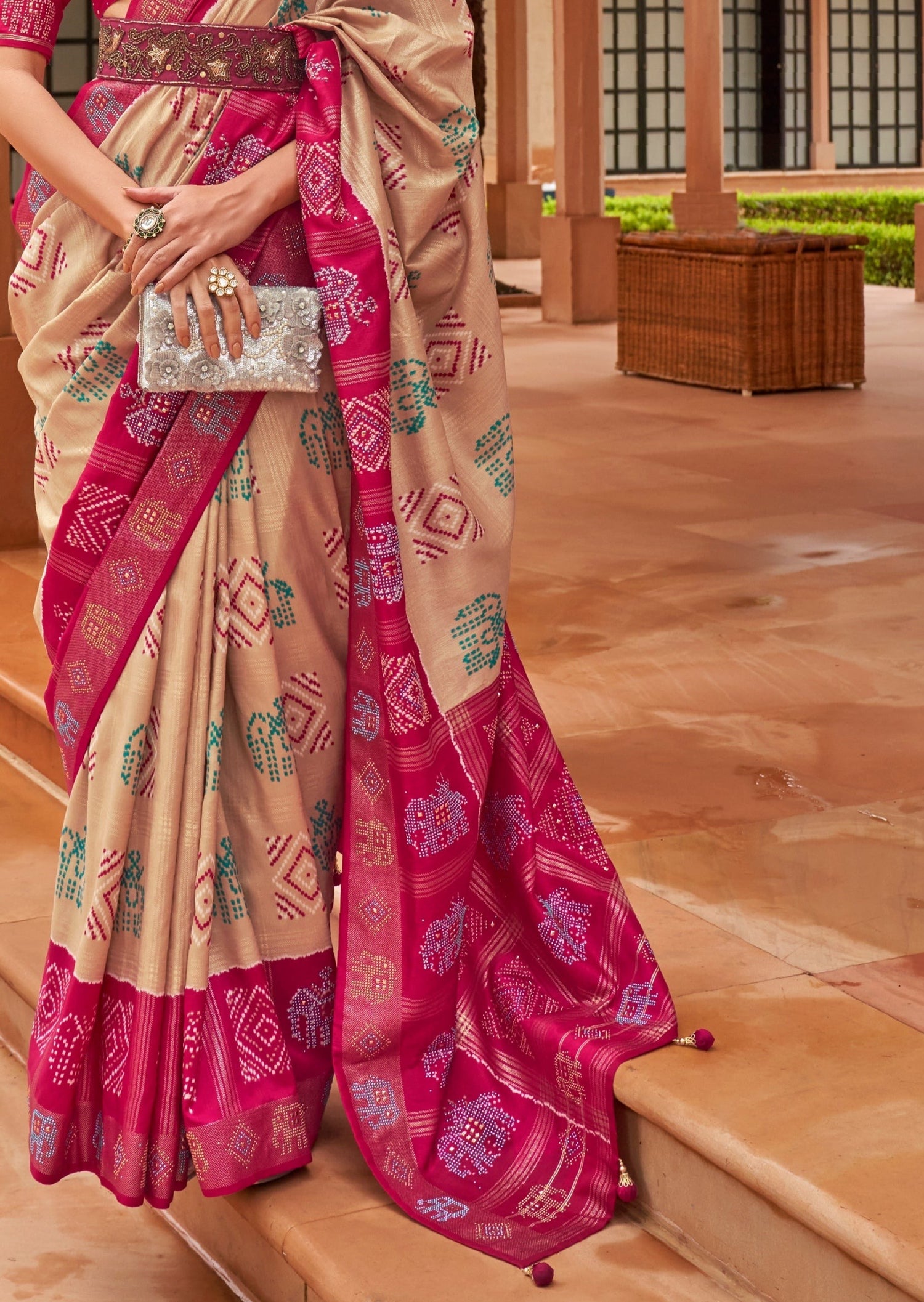 Patola saree pallu